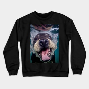 Dogs in Water #9 Crewneck Sweatshirt